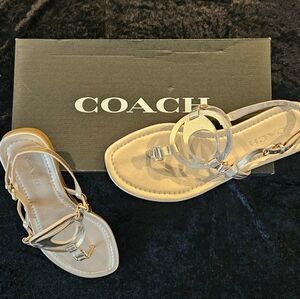 Coach Brand Champagne Color Sandal